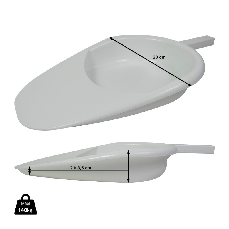 Bassin de lit sans couvercle