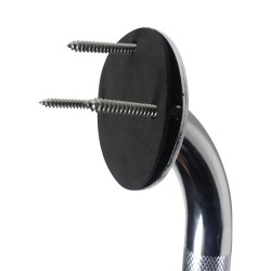 Barre d'appui acier chromé