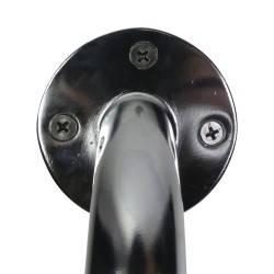 Barre d'appui acier chromé