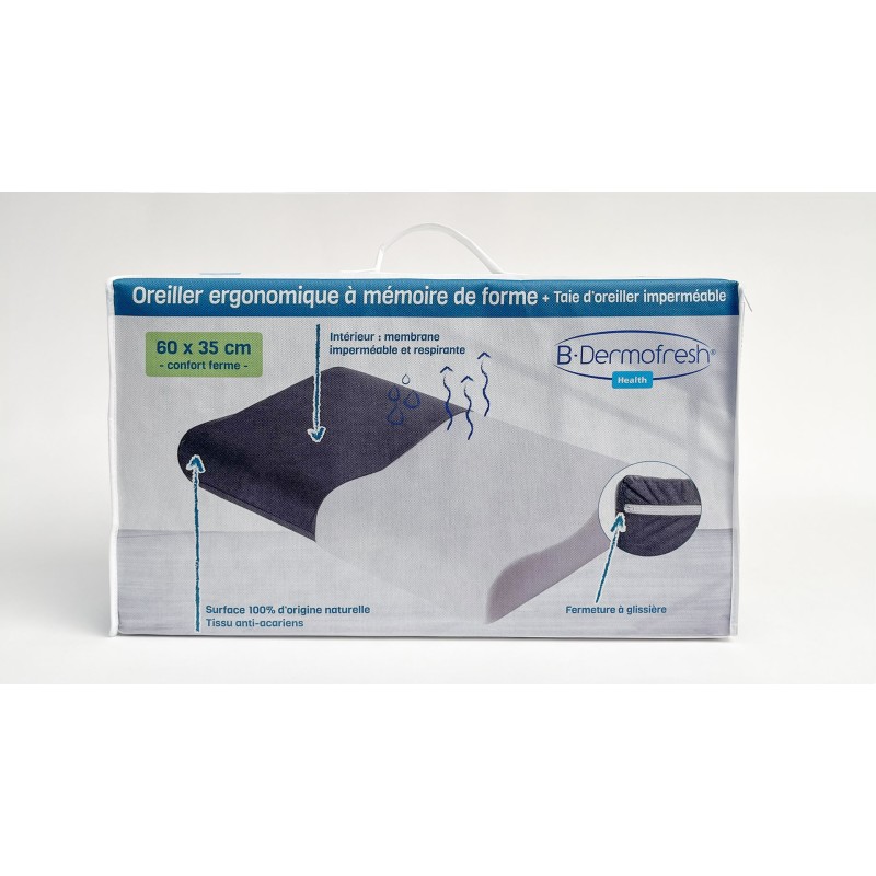Oreiller ergonomique à mémoire de forme