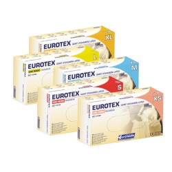 Gants d'examen latex SANS POUDRE