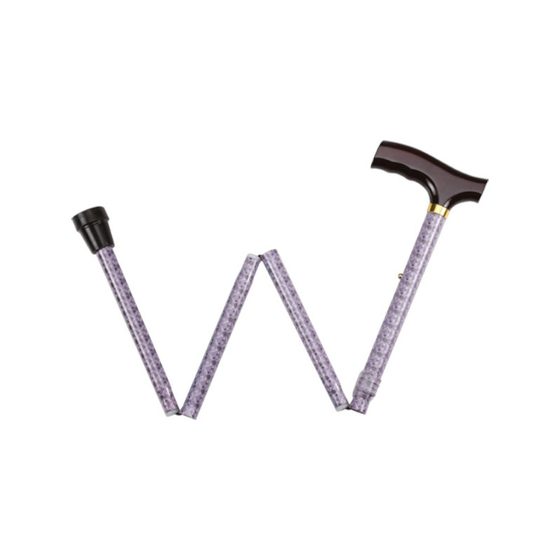 Canne pliante réglable en aluminium