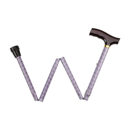 Canne pliante réglable en aluminium