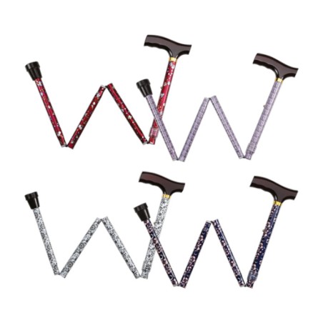 Canne pliante réglable en aluminium