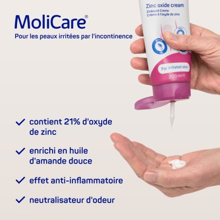Crème à l'oxyde de zinc MoliCare