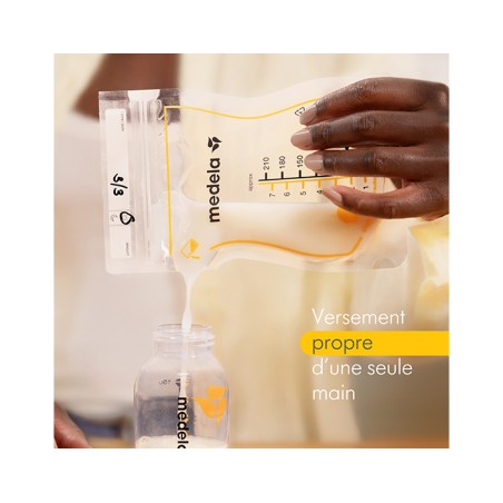 Sachets conservation lait maternel