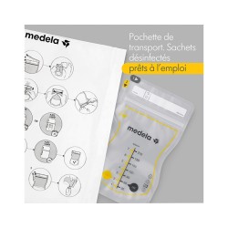 Sachets conservation lait maternel