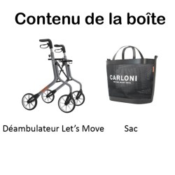 Rollator 4 roues LET'S MOVE