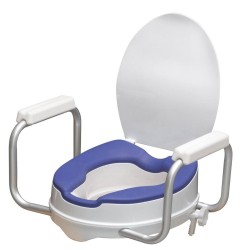 Réhausse WC avec accoudoirs