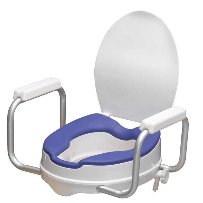 Réhausse WC avec accoudoirs