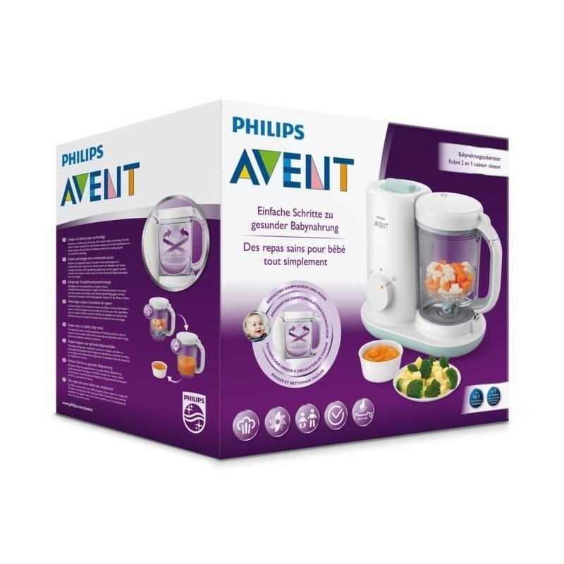 Robot Cuiseur Vapeur 2 en 1