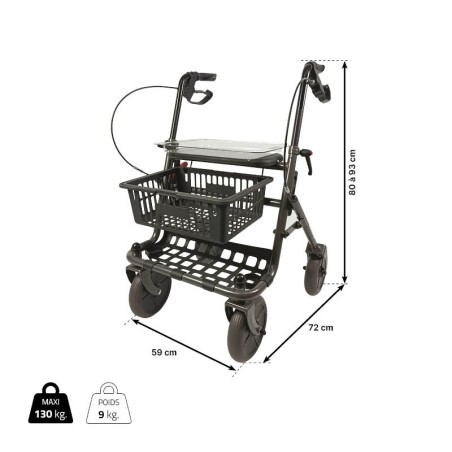 Rollator 4 roues PRIMO