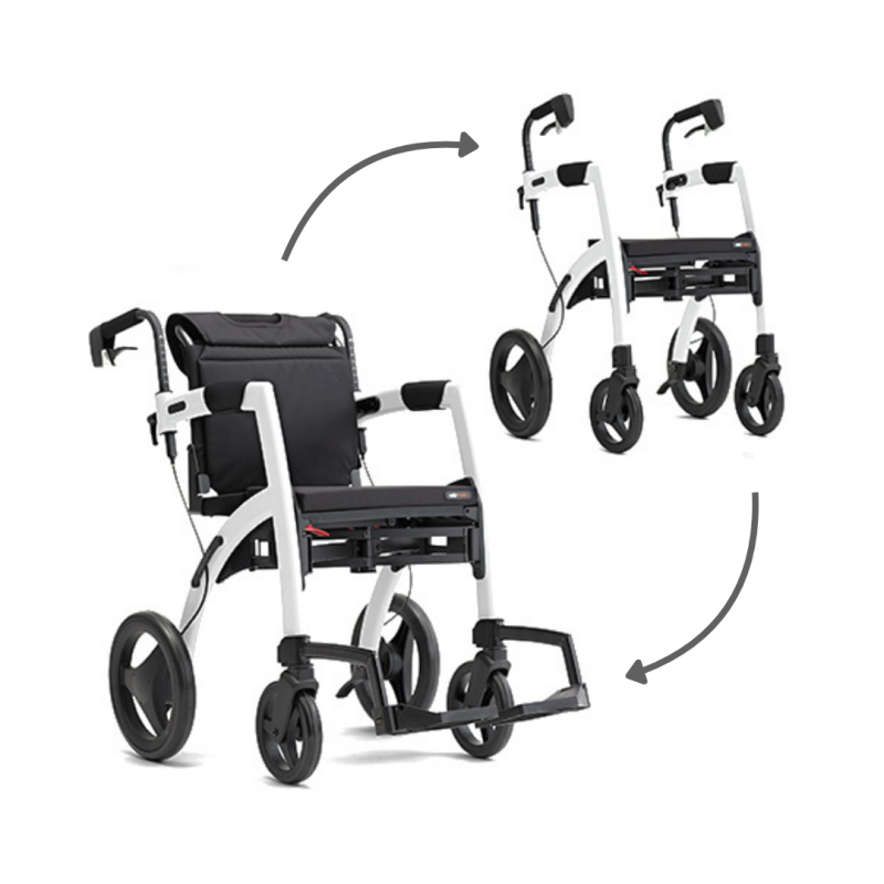 Rollator et fauteuil roulant ROLLZ MOTION