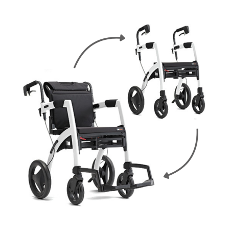 Rollator et fauteuil roulant ROLLZ MOTION