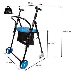 Rollator 2 roues AIR ON PLUS